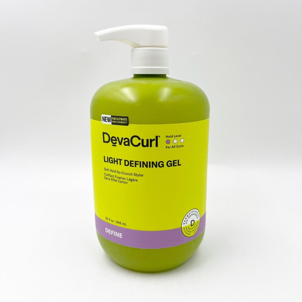 DEVA CURL LIGHT DEFINING GEL SOFT HOLD NO-CRUNCH STYLER LITER 32oz